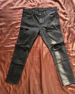Zwarte ripped jeans, Kleding | Heren, Onbekend, Zwart, Ophalen of Verzenden, W33 - W34 (confectie 48/50)