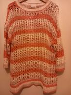 Voorjaarstrui Comma maat 42 ros gestreept, Ophalen of Verzenden, Zo goed als nieuw, Maat 42/44 (L), Blauw