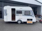Caravelair Antares Luxe 390 Bed + Zit + WC 770KG Bovag 2024!, Caravans en Kamperen, Caravans, Bedrijf, Treinzit, 750 - 1000 kg