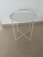 Bijzettafel Tafel Rond Tuintafel Salontafel metaal, 45 tot 60 cm, Minder dan 55 cm, Rond, Ophalen of Verzenden