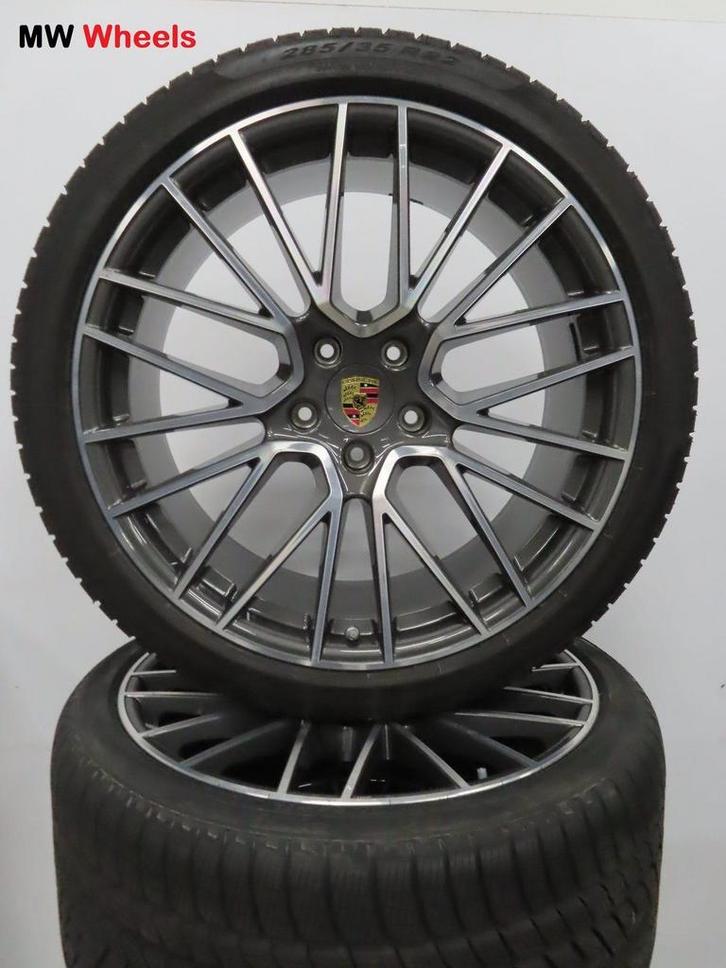 Porsche 22 inch Origineel Cayenne Spyder velgen winterbanden, Auto-onderdelen, Banden en Velgen, Banden en Velgen, Winterbanden