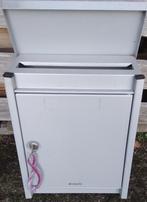 Brabantia wandbrievenbus met krantenrol, Tuin en Terras, Brievenbussen, Ophalen, Gebruikt, Rvs, Wandbrievenbus