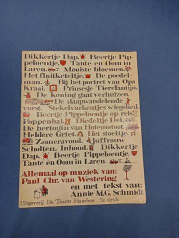 Dikkertje Dap en 18 andere liedjes – piano bladmuziek beschikbaar voor biedingen
