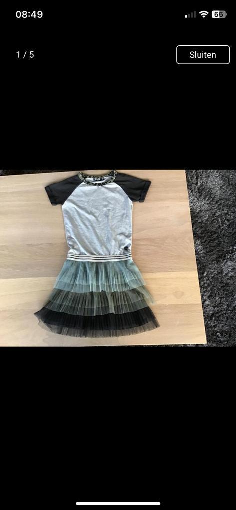 Leuke Flo jurk maat 116, Kinderen en Baby's, Kinderkleding | Maat 116, Zo goed als nieuw, Meisje, Jurk of Rok, Ophalen of Verzenden