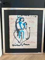 Twee schilderijen van Anton Heyboer in art-lijsten, Ophalen of Verzenden