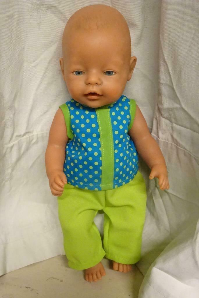 Poppenkleertjes poppenkleding Baby pop 4-43c setje 166, Kinderen en Baby's, Speelgoed | Poppen, Nieuw, Babypop, Ophalen of Verzenden