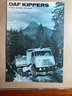 Oude zeldzame Folder DAF truck 1600 1900 2400 kippers, Ophalen of Verzenden, Gelezen, Overige merken