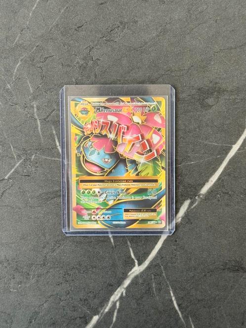 Mega Venusaur EX 100/108 Pokemon Evolutions, Hobby en Vrije tijd, Verzamelkaartspellen | Pokémon, Zo goed als nieuw, Losse kaart