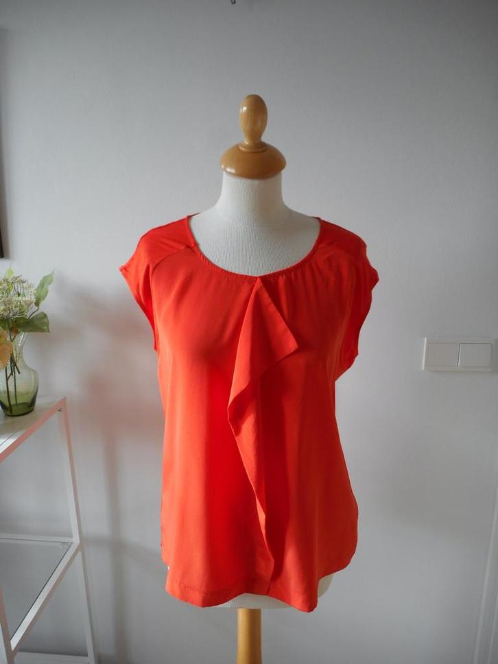 Top van Luisa Cerano, maat 42, Kleding | Dames, Tops, Zo goed als nieuw, Maat 42/44 (L), Rood, Korte mouw, Ophalen of Verzenden