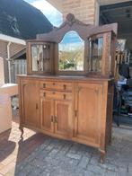 Antieke eiken buffet kast buffetkast vitrine meubel dressoir, Ophalen of Verzenden