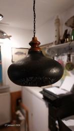 Indonesische hanglamp zwart/koper - Ø40cm, Ophalen of Verzenden, Zo goed als nieuw, Indonesisch, Metaal
