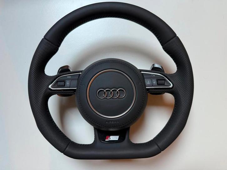 Audi A3 A4 A5 A6 Q3 Q5 Q7 S-line Stuur met Airbag flippers, Auto-onderdelen, Besturing, Audi, Nieuw, Ophalen of Verzenden