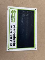 NAAMBORD 1x, Stalling, 4 paarden of pony's of meer