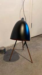 Bureaulamp zwart retro, Ophalen of Verzenden, Zo goed als nieuw, Metaal, Minder dan 50 cm