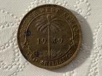 Two shilling 1949.West Afrika munt, Ophalen of Verzenden, Overige landen