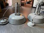 2 grijze HK Living hanglampen - Ø45cm, Ophalen of Verzenden, Zo goed als nieuw, Metaal, Minder dan 50 cm