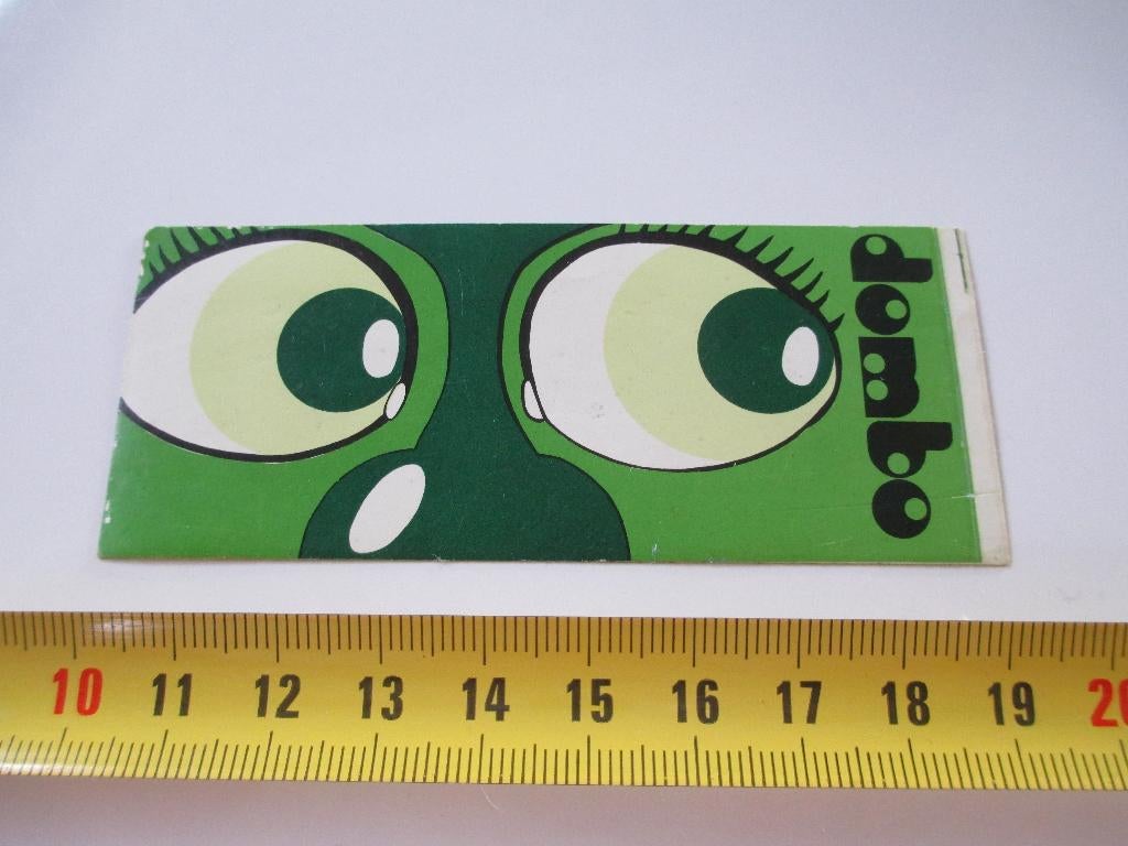 sticker DOMBO Groen, Ophalen, Zo goed als nieuw