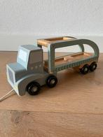 Little Dutch houten truck met oplegger, Ophalen of Verzenden, Gebruikt, Rij- of Hobbelspeelgoed