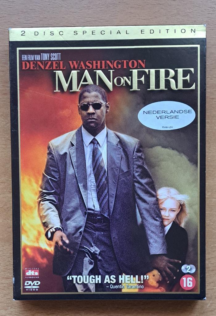 Man on Fire SE, Cd's en Dvd's, Dvd's | Thrillers en Misdaad, Zo goed als nieuw, Actiethriller, Vanaf 16 jaar, Verzenden