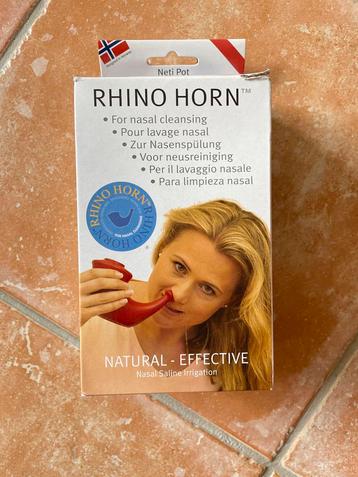 Rhino Hoorn Neusspoeling - Verlichting bij Verkoudheid beschikbaar voor biedingen