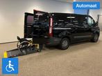 Ford Transit Custom L1H1 Rolstoelbus Automaat, Auto's, Bestelauto's, Automaat, 12 maanden, Stof, Zwart