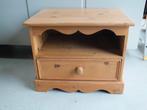 Leuk oud Grenen Nachtkastje kastje, Ophalen of Verzenden, Gebruikt, Hout, Minder dan 45 cm