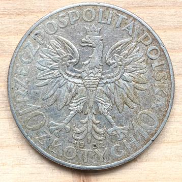 Polen 10 Zlotych 1932 Jadwiga zilver beschikbaar voor biedingen