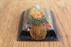 Orgonite piramide met Carneool, Flower of Life en meer, Sieraden, Tassen en Uiterlijk, Edelstenen, Ophalen of Verzenden, Nieuw