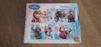 Disney Frozen 4in1 puzzel, Ophalen, 10 tot 50 stukjes, Zo goed als nieuw