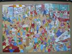 Goliath Wacky World puzzel 1000 stukjes Lunchroom 71405., Ophalen of Verzenden, 500 t/m 1500 stukjes, Zo goed als nieuw, Legpuzzel