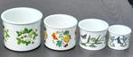 4x Portmeirion ompotten (231022), Minder dan 30 cm, Rond, Nieuw, Ophalen of Verzenden