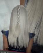 Carnaval Pruik Lang Grijs Blond vlecht - Nieuw!, Ophalen of Verzenden, Nieuw, Carnaval, Accessoires