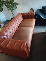 Chesterfield Bank & Stoel Set, Ophalen of Verzenden