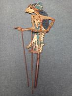 Oude vintage vooroorlogse Wajangpop uit Indonesië., Antiek en Kunst, Ophalen of Verzenden