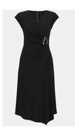 Joseph Ribkoff exclusief maxi zwarte chique jurk mt 40