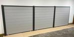 Schuttingen ALUMINIUM Licht Grijs compleet. met ALUMINIUM pa, Ophalen, 1 tot 2 meter, 6 meter of meer, Nieuw