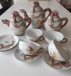 Antiek Kutani Dragonware Theeservies, Antiek en Kunst, Ophalen of Verzenden