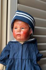 Restauratie  Kathe Kruse stofkopje, Ophalen of Verzenden, Gebruikt, Pop