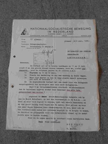 Nederland NSB Mussert Brigade Legioen Oostfront Waffen SX beschikbaar voor biedingen