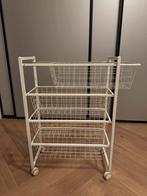 Metalen verrijdbaar opbergrekje jonaxel, Ophalen, Zo goed als nieuw