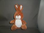 wergona gmbh konijn Lidl bruin wit velours zachte vulling 20, Kinderen en Baby's, Speelgoed | Knuffels en Pluche, Ophalen of Verzenden