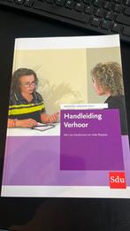 Handleiding verhoor 9e druk, Boeken, Ophalen of Verzenden, Zo goed als nieuw, Overige niveaus