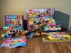 2x set Lego Friends Missievoertuig en Slaapkamer, Ophalen of Verzenden, Zo goed als nieuw