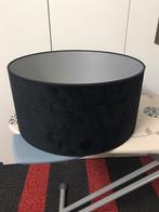 Zwarte lampenkap NIEUW velvet stof, Ophalen, Zwart, Rond, Nieuw