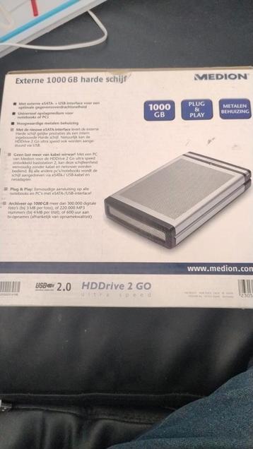 👉 Medion externe harde schijf 1000GB beschikbaar voor biedingen
