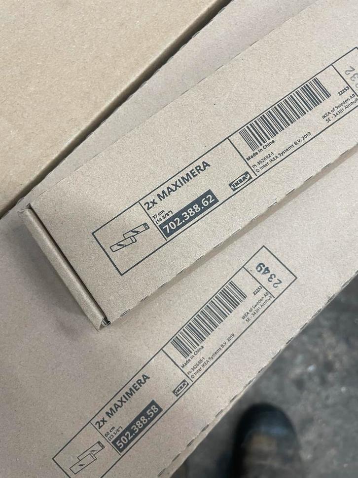 Ikea Glasplaten - MAXIMERA, Huis en Inrichting, Keuken | Keukenelementen, Zo goed als nieuw, Minder dan 100 cm, Minder dan 50 cm