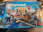 Playmobil City Action Politie wegversperring 6924, Ophalen of Verzenden, Zo goed als nieuw, Complete set