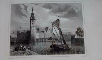 23 / Amsterdam  staalgravure vrij zeldzaam 18e Eeuw beschikbaar voor biedingen