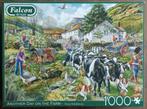 Another day on the farm * Falcon de luxe puzzel van 1000 st, Ophalen of Verzenden, 500 t/m 1500 stukjes, Zo goed als nieuw