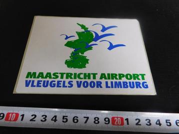 sticker Maastricht Airport Vleugels voor Limburg *  beschikbaar voor biedingen
